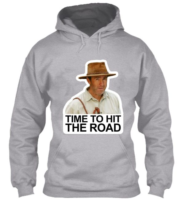 time to hit the road hoodie