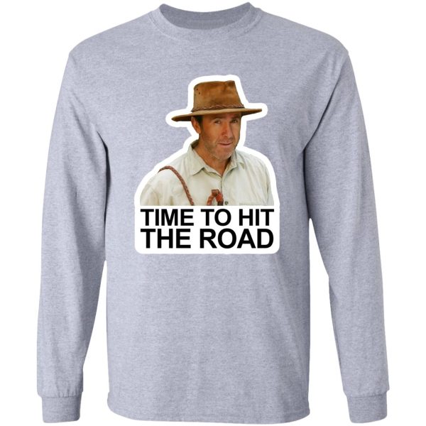 time to hit the road long sleeve