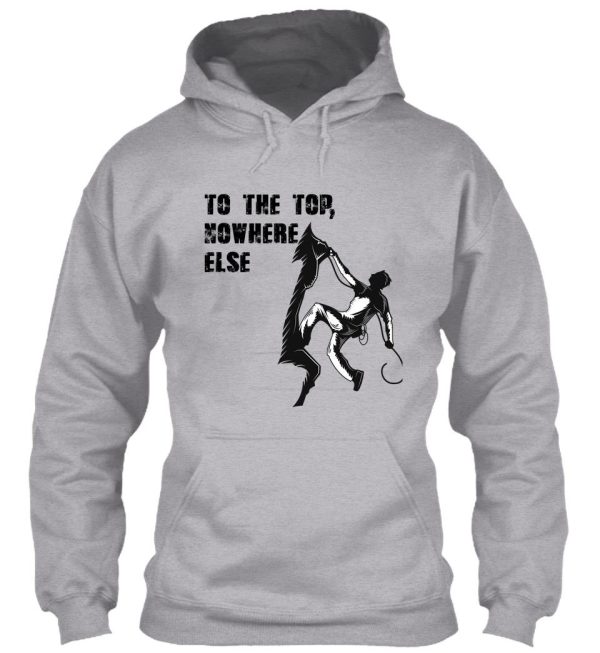 to the topfor climbing lovers hoodie