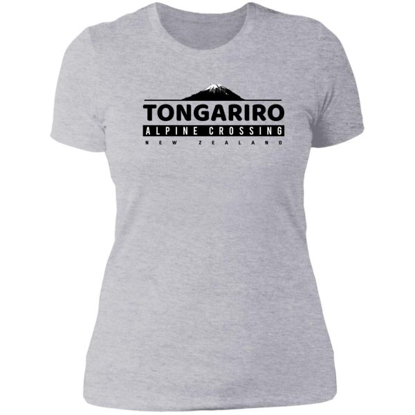 tongariro alpine crossing new zealand lady t-shirt