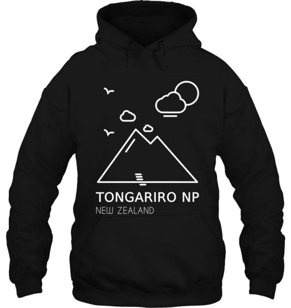 tongariro crossing national park new zealand hoodie