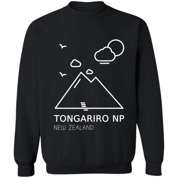 tongariro crossing national park new zealand sweatshirt