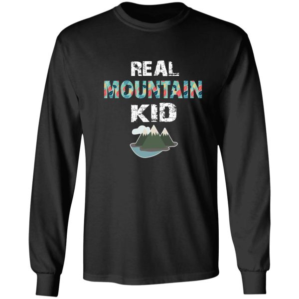 top fun mountain kid gift design long sleeve