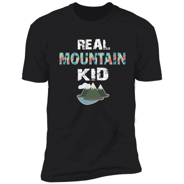 top fun mountain kid gift design shirt