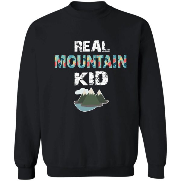 top fun mountain kid gift design sweatshirt