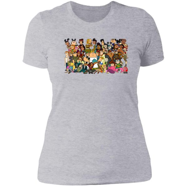 total drama campers lady t-shirt