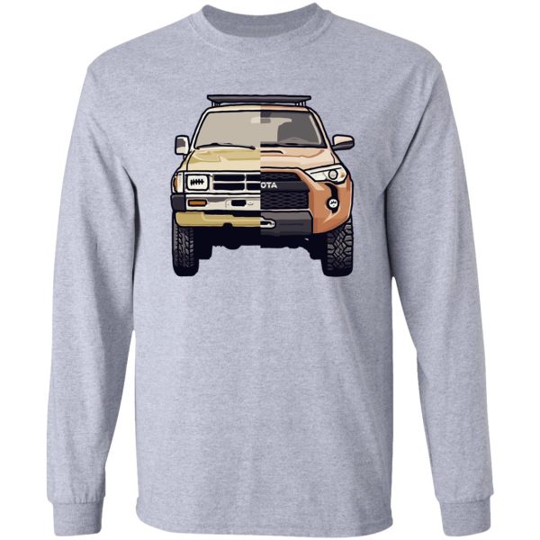 toyota 4runner past and present design long sleeve