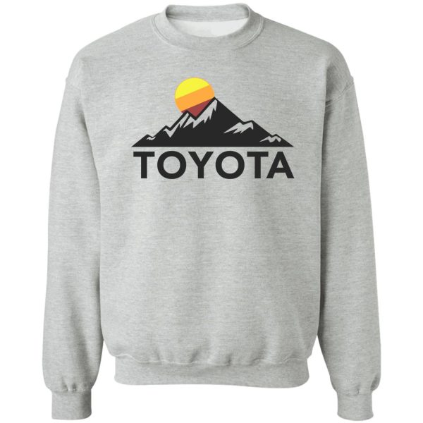 toyota mountain back-of-shirt design sweatshirt