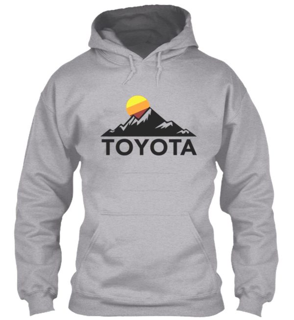 toyota mountain logo t-shirt - small chest-left size hoodie