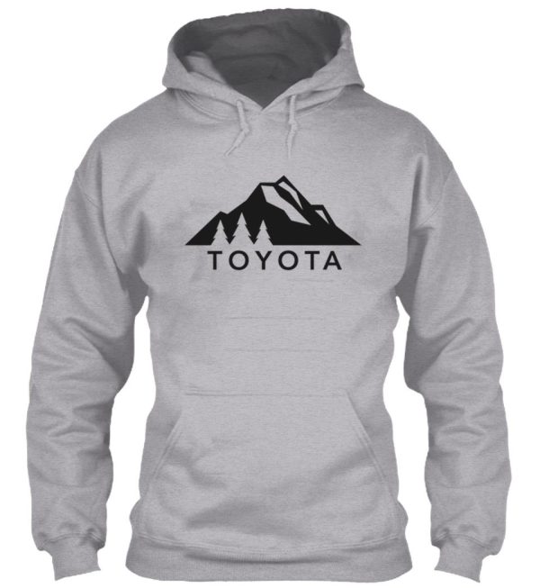 toyota mountain logo version 2 black hoodie