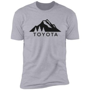 toyota mountain logo version 2 black shirt