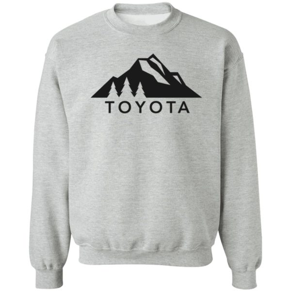 toyota mountain logo version 2 black sweatshirt