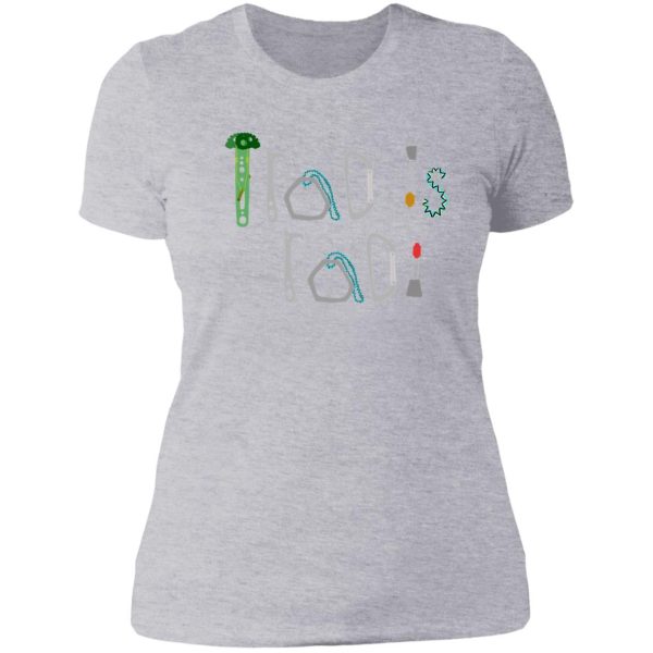 trad is rad climbing gear lady t-shirt