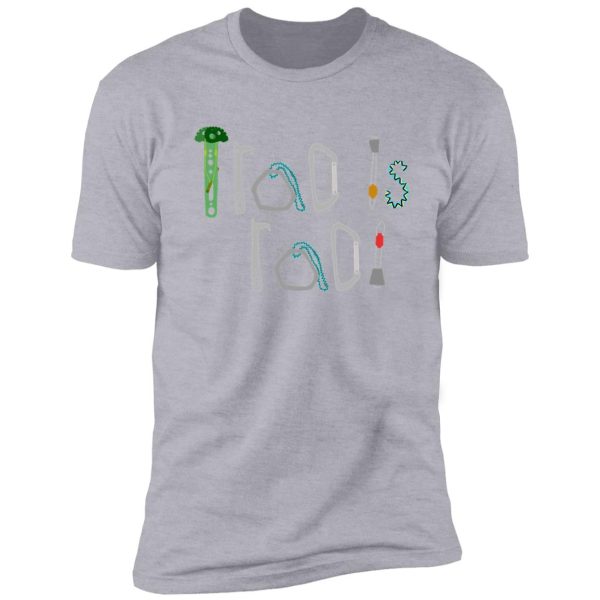 trad is rad climbing gear shirt