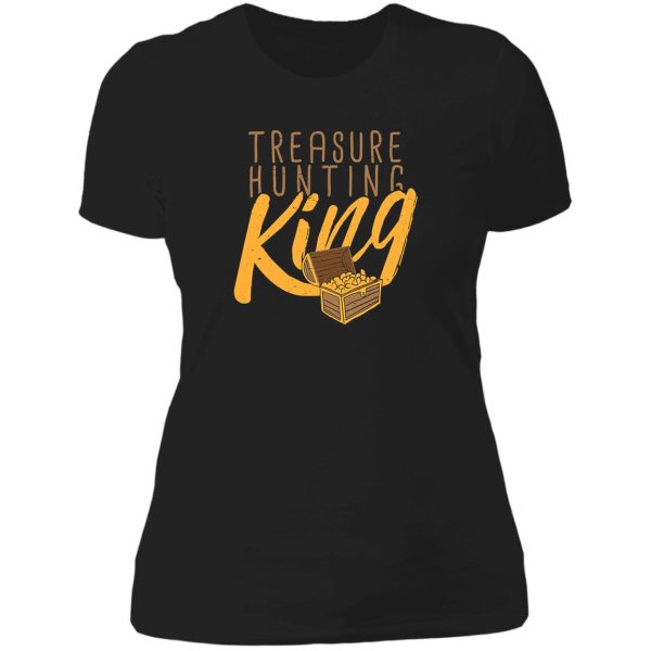treasure hunting king i funny treasure lady t-shirt