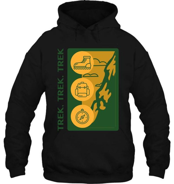 trek trek trek hoodie