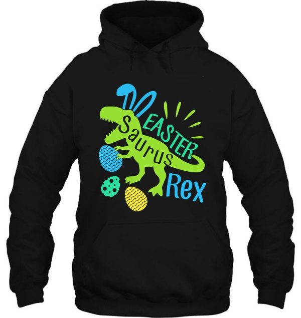 trex bunny easter egg funny easter hoodie