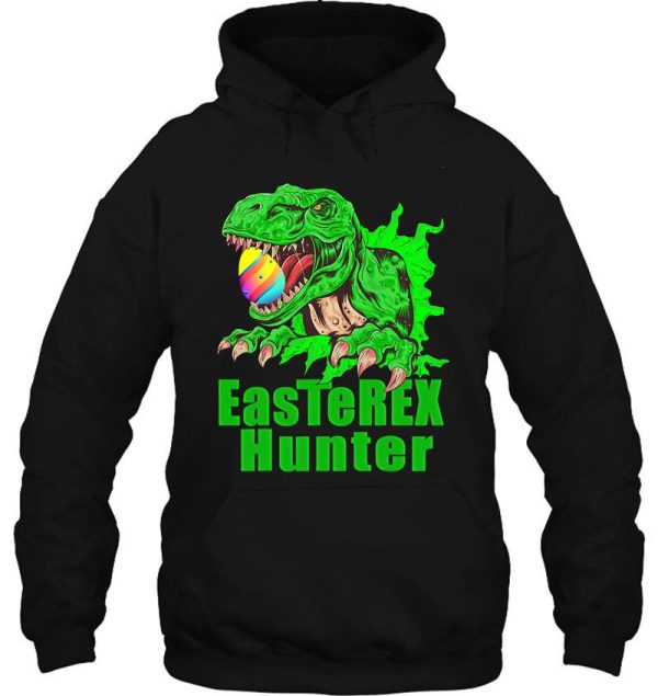 trex easterex hunter funny easter hoodie