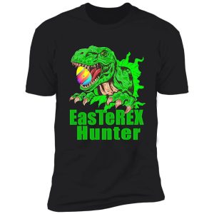 trex easterex hunter funny easter shirt