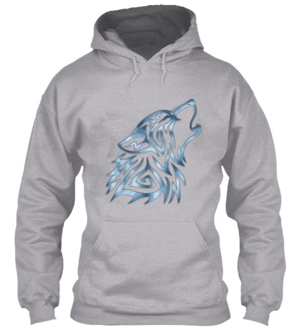 tribal howl steel hoodie