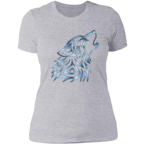 tribal howl steel lady t-shirt