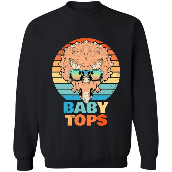 triceratops bafossil hunter funny sweatshirt