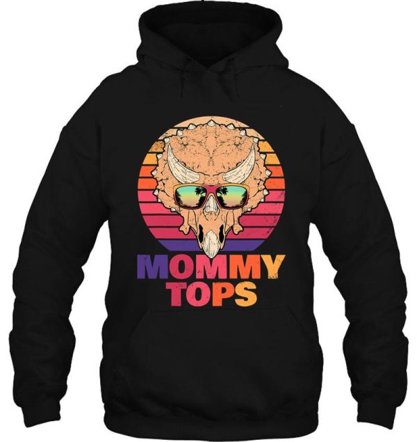 triceratops mama fossil hunter funny hoodie