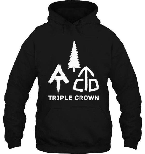 triple crown pct at cdt thru-hiker blaze hoodie