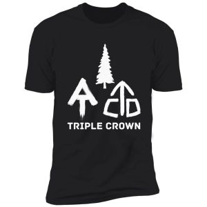 triple crown pct at cdt thru-hiker blaze shirt