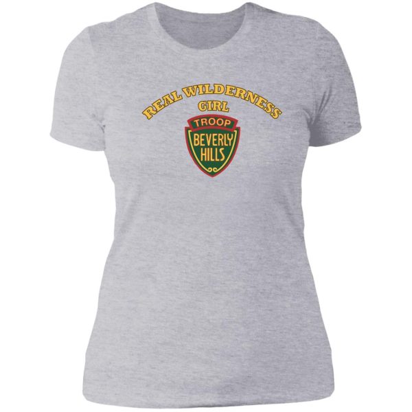 troop beverly hills - real wilderness girl lady t-shirt