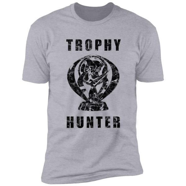 trophy hunter black distressed shirt