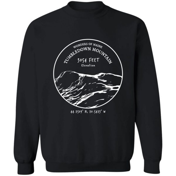 tumbledown mountain maine sweatshirt
