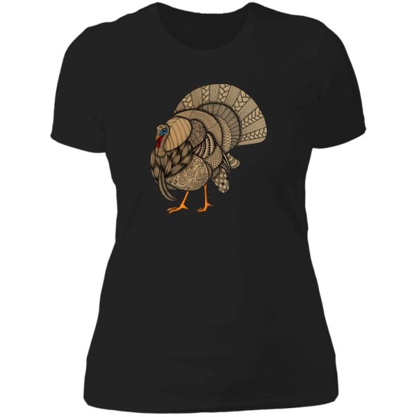 turkey lady t-shirt