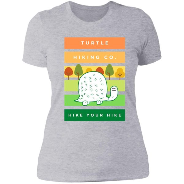 turtle hiking company lady t-shirt