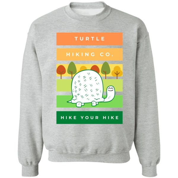 turtle hiking company sweatshirt