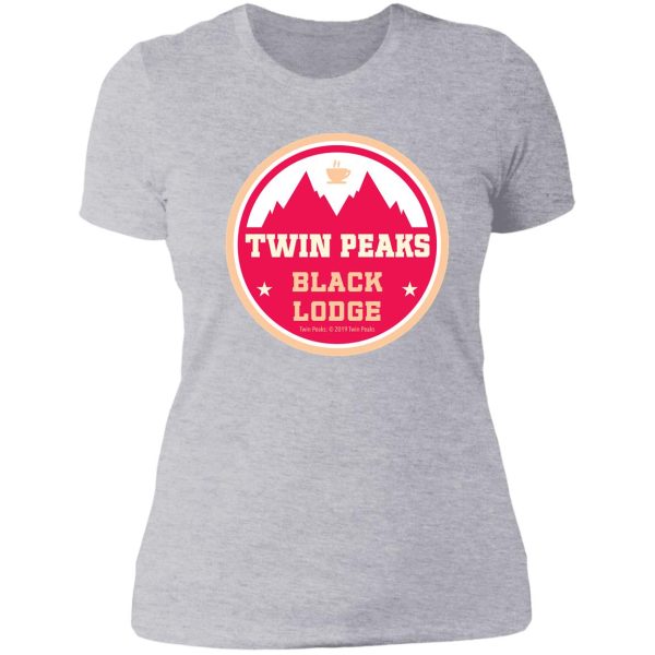 twin peaks black lodge lady t-shirt