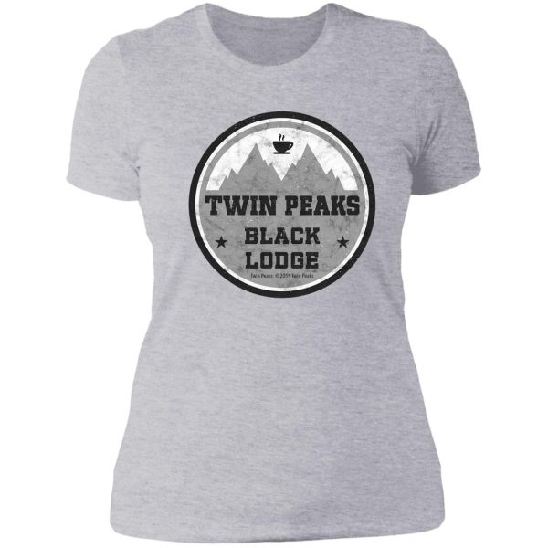 twin peaks black lodge vintage grunge style lady t-shirt