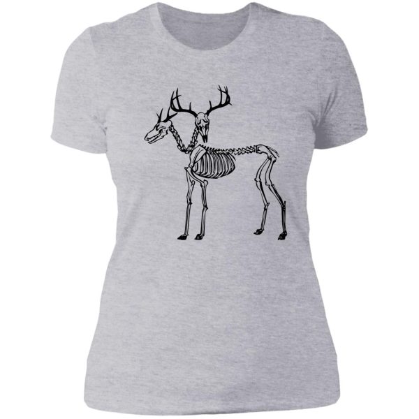 two headed deer lady t-shirt