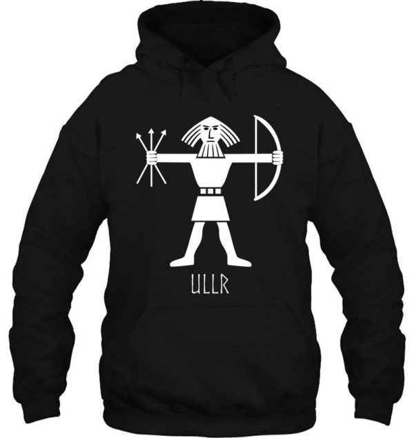 ullr norse viking god of archery ski hunting winter hoodie