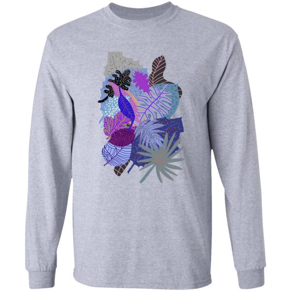 ultraviolet fade nature leaves long sleeve