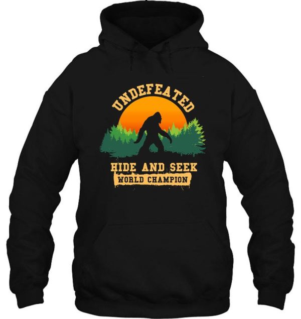 undefeated hide and seek world champion t shirt bigfoot t shirt hoodie