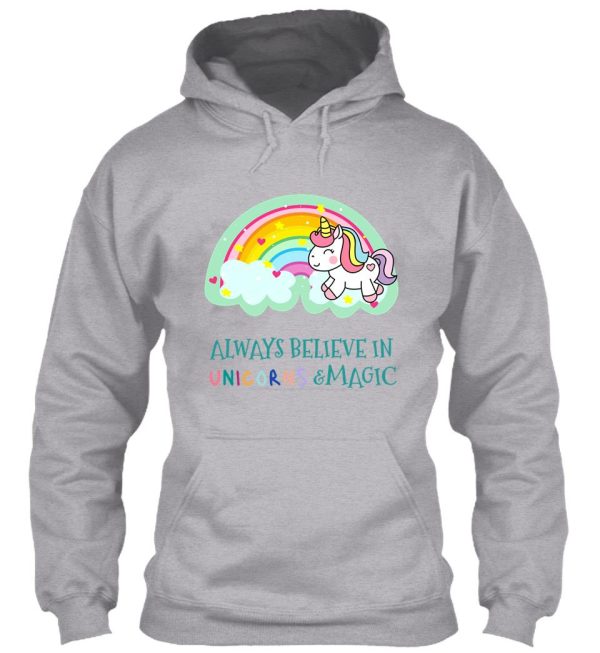 unicorn hunting season for girl woman hoodie