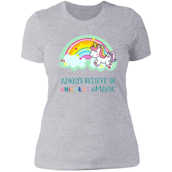 unicorn hunting season for girl woman lady t-shirt