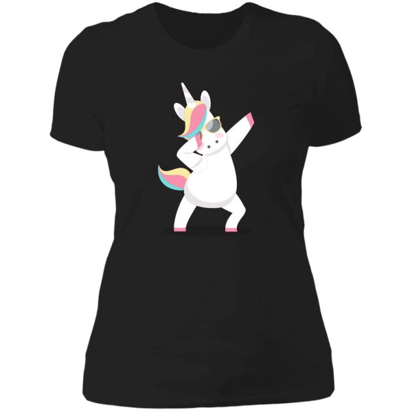 unicorn hunting season lady t-shirt