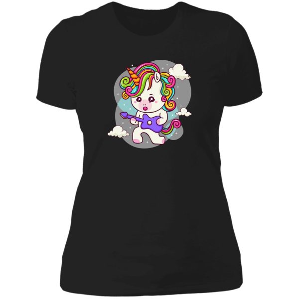 unicorn hunting season lady t-shirt