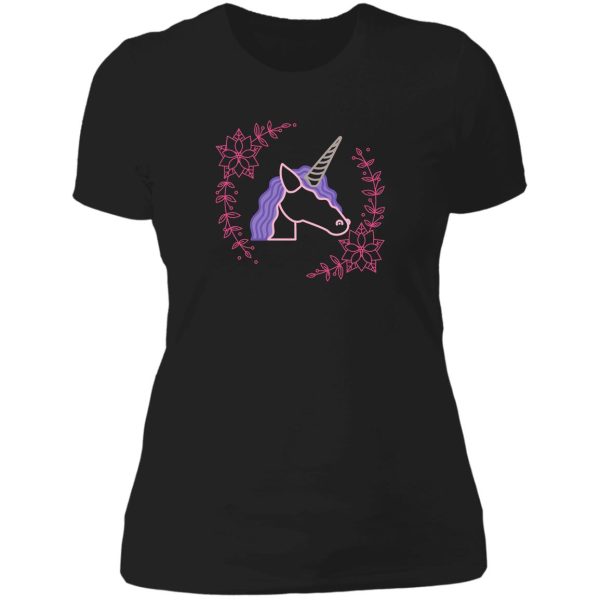unicorn hunting season lady t-shirt