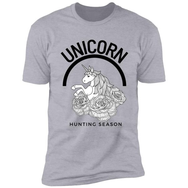 unicorn hunting season shirt