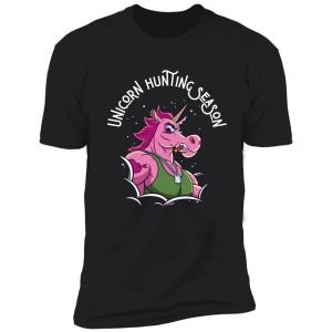 unicorn hunting season shirt