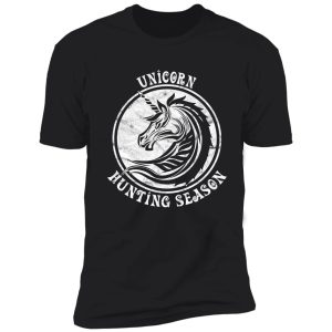 unicorn hunting season shirt