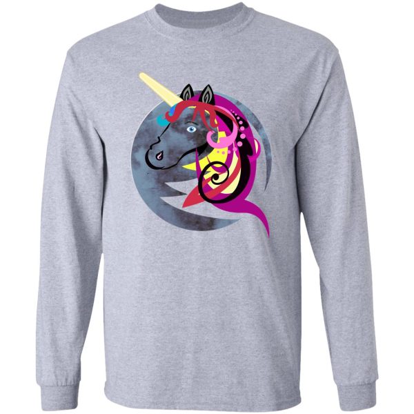unicorn hunting season t-shirt long sleeve